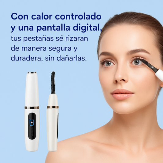 Rizador de Pestañas Eléctrico Profesional | Rizos Duraderos y Naturales
