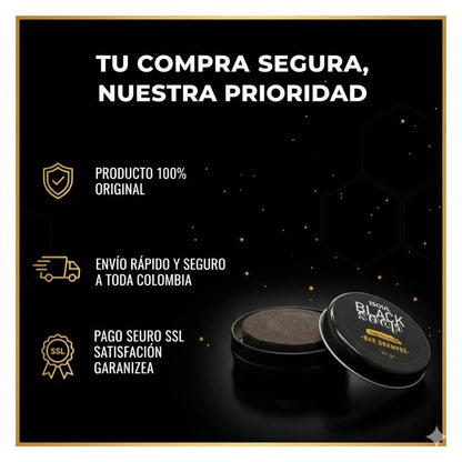 Isoul Black™ | Shampoo en Barra para Canas